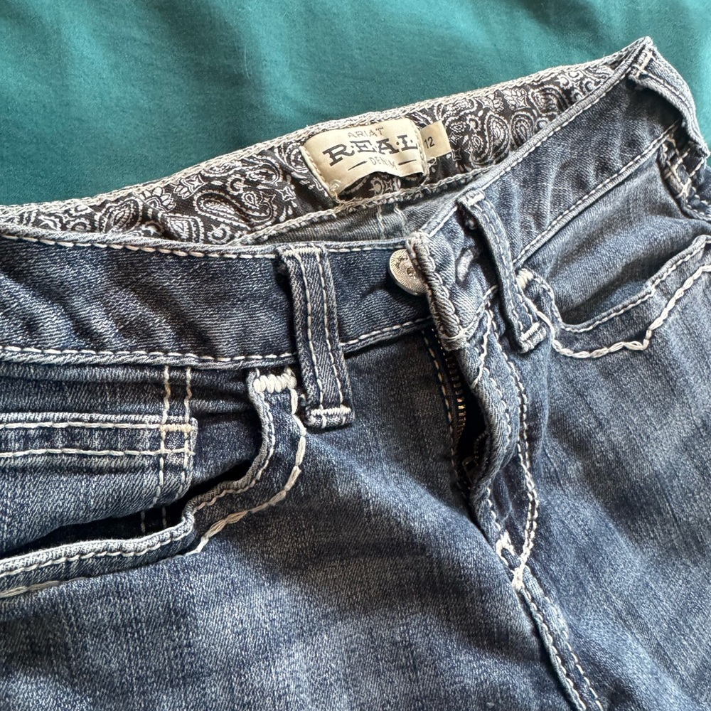 Ariat Girls Blue Denim Jeans